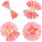 20 Pieces Paper Flower Tissue Paper Chrysanth Flowers DIY Crafting for Wedding Backdrop Nursery Wall Decoration (Fresh Color)
